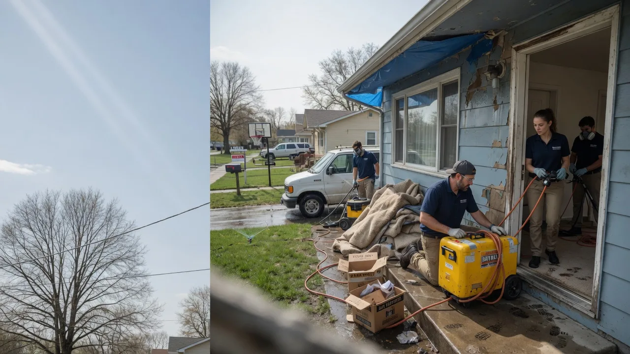 Basement Flood Cleanup in Golva, ND near me